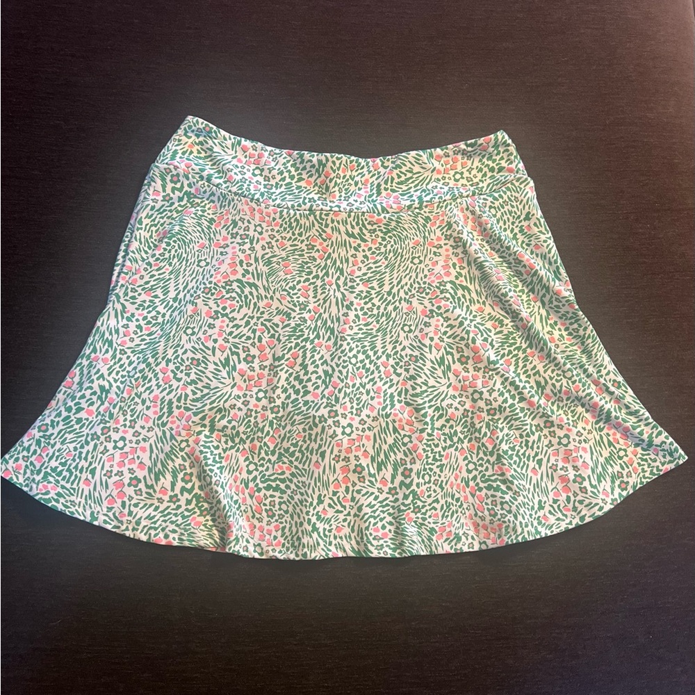 Floral Green and Pink Women's Skirt